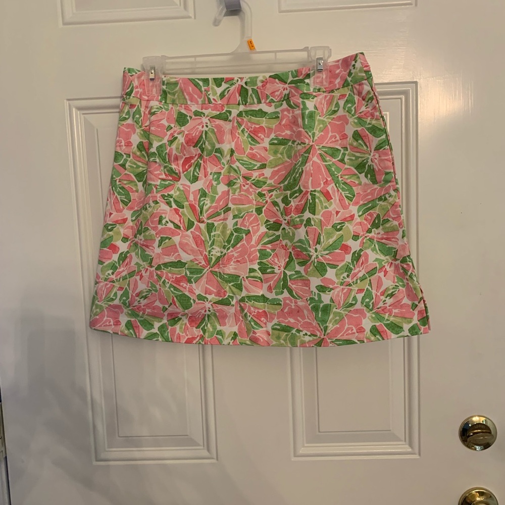 Floral Pink and Green Women's Liz golf skort